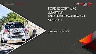 Rally Clasico Mallorca 2023, Ford Escort WRC "Martini", Zander/Mueller #8, SS3