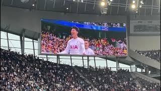 This is the way how Tottenham fans welcoming the legend Son Heung-min 손흥민    