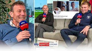 What is Zak Crawley doing today? He's on the Sky Sports Cricket podcast! 