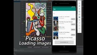 Using Android Picasso External Library to load images on the fly