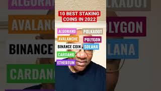 10 Best Staking Coins In 2022 #crypto #staking #shorts