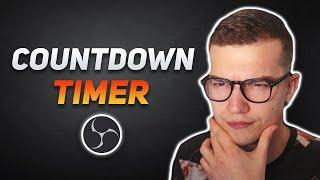 Add A Countdown Timer To OBS! (SUPER EASY)