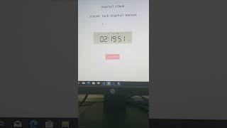 Amazing CSS Clock ‍ beginners  Html Css Js #shorts Digital watch #viralshorts