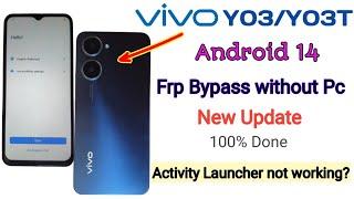 ViVO Y03/Y03T Android 14 FRP Bypass Without PC | Google Account Removal 2024| New Update