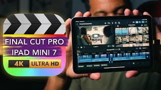 Final Cut Pro On iPad mini 7 Is Nice!