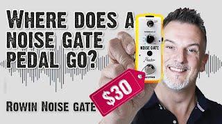 So...What does a noise gate pedal do? | Rowin noise gate