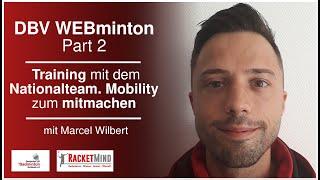 DBV-WEBminton LIVE-Session 2: #TrainingZuHause - Athletiktraining mit dem Nationalteam (Live)