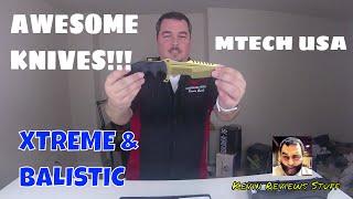 Mtech Xtreme and Mtech Ballistic Knife