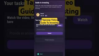 Guide To Investing | Tapswap Daily Video Codes | Tapswap 10 November Video Code