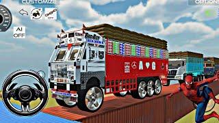 DRIVE DUMPER TRUCK AND UNLOADING STONE FORM TRUCK VS TRUCK #sidgaming #gaming #truck