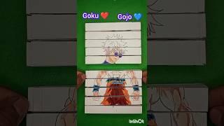 Goku️ and  Gojo , fans #goku #gojo #naruto #gokufans #shortsfeed