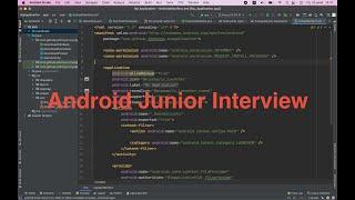 Android Junior Interview Собеседование на позицию андроид джуниор разработчик. 2021 год. EasyCodeRu