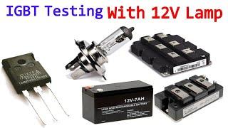 How to Test an IGBT Without Multimeter | IGBT testing with test lamp | Delux Power Solutions