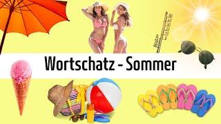 Learn German - Vocabulary: Summer