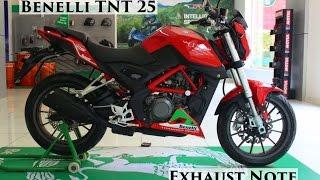 Benelli TNT 25 Exhaust Note | Idle & Riding