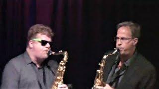 Brian Grace and Bobby Strickland trade sax solos - Boston, MA - Sept 2017