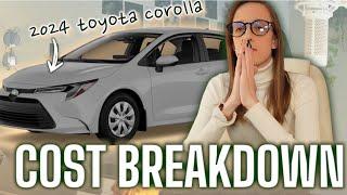 Toyota Corolla LE 2024 | Cost to Own | Money Breakdown