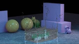 Realflow Water Foam 3d max