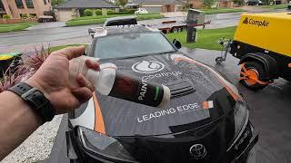 IGL Paint Waterless Wash Hydrophobic abilities and durability A90 Supra