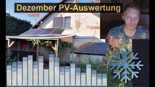 Auswertung PV Dezember + Lichterbogen Verbrauch 