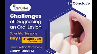 ICanCaRe Oral Cancer Awareness Month - Econclave Day 1 4th April 2021