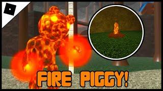 How to get the “FIRE PIGGY” BADGE + FIRE PIGGY MORPH in INFECTEDDEVELOPER’S PIGGY RP || ROBLOX