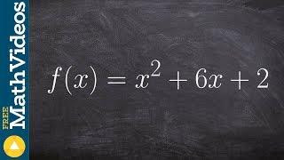 Find the difference quotient for a quadratic in standard form