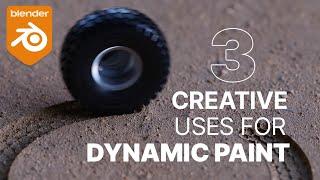 Blender Tutorial: How to Use Dynamic Paint in 3 Creative Ways