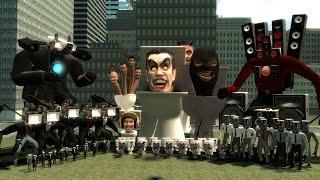 NEW CAMERAMAN ARMY VS SKIBIDI TOILET BOSSES VS SPEAKERMAN BOSSES!! Garry's Mod