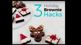 3 Holiday Brownie Hacks