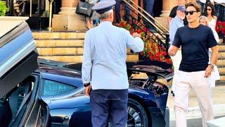 GEORGE RUSSELL AND CARMEN MONTERO ARRIVE IN STYLE WITH MERCEDES PROJECT ONE AMG