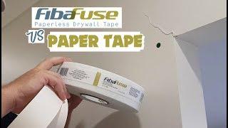 What is stronger to tape drywall with? FibaFuse vs Paper Tape