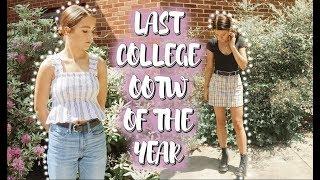 LAST College OOTW of Freshman Year #17 | Pardy Twins