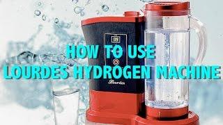 #Hydrogenwater 5 HOW TO USE LOURDES HYDROGEN MACHINE (HYDROFIX) / SET UP & INSTALLATION