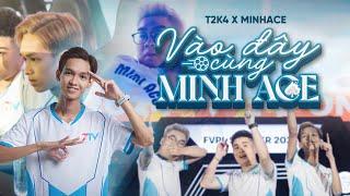 VÀO ĐÂY CÙNG MINH ACE (REMIX VERSION) | @T2K4official  X MINH ACE | LYRIC VIDEO