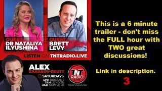 6 minute TRAILER for Talking Tech with Alex - Ep 2 featuring Brett Levy and Dr Natalia Ilyushina!