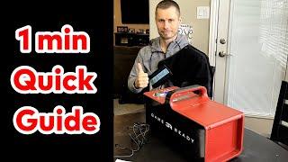 Game Ready Quick Guide | How to use the Game Ready Ice machine 1 min quick start