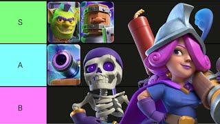 Clash Royale evolutions tier list