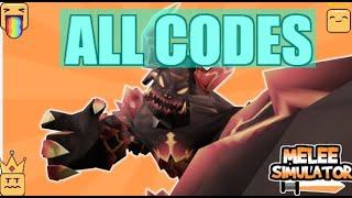 *ALL CODES* - Melee Simulator / Roblox