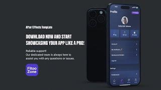 Presentation of an App Mobile - After Effects Template