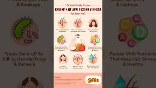 Do you know that Apple Cider Vinegar can reduce your dandruff problem? #hair #dandruff #hairproblem