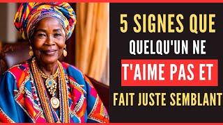 conseil de vie : 05 signes que quelqu'un ne t'aime pas réellement et fait juste semblant