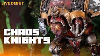 NEW Chaos Knights vs Dark Angels - Warhammer 40k Battle Report