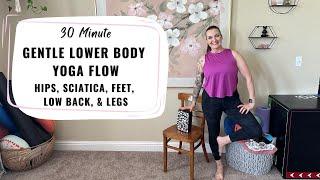 GENTLE YOGA FLOW: Relief For Plantar Fasciitis & Sciatica, Gentle Yoga for Pain Relief & Flexibility