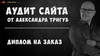 Аудит сайта по написанию дипломных работ на заказ. Анализ сайта на ошибки. Пример аудита сайта.