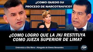 ABOGADO DE EMMA BENAVIDES HABLA: JNJ LA REPONE COMO JUEZ DE LA CORTE SUPERIOR DE LIMA