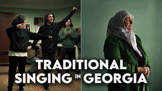 We Discover Georgian Polyphonic Singing (Ancient Folk Songs ) + Chechen Female Zikr Ceremony 