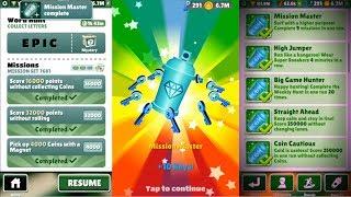 Mission Master Diamond Award Subway Surfers!