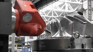 Francis turbine FUT machining