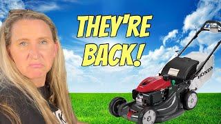 Honda Brings Walk Behind Mowers BACK To America! BUT I Am NOT Happy About It!